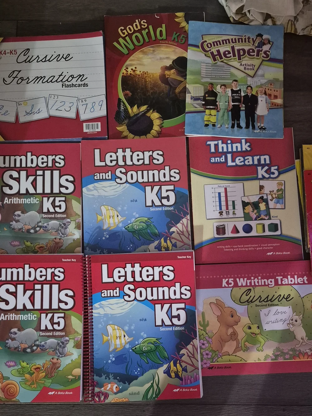 Abeka K5 CURRICULUM Letters and Sounds